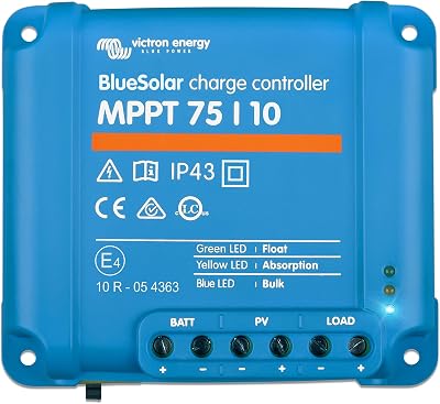 Victron Energy BlueSolar MPPT 75V 10A Solar Charge Controller 12/24V