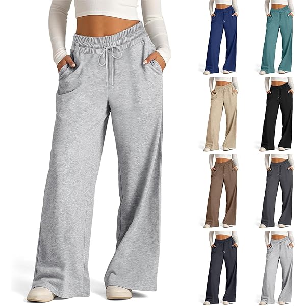 美品【SEE SEE】WIDE SWEAT PANTS Wide Leg Sweat Pants - Ash & Ash Co