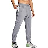 MAGCOMSEN Men's Joggers with Zipper Pockets Lightweight Hiking Sweatpants Athletic Pants for Men Running Workout Traning Gym