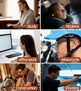 JANYUEPAI 12 Pairs Foam Ear Plugs 38dB SNR Noise Cancelling Blue Orange Case view 8