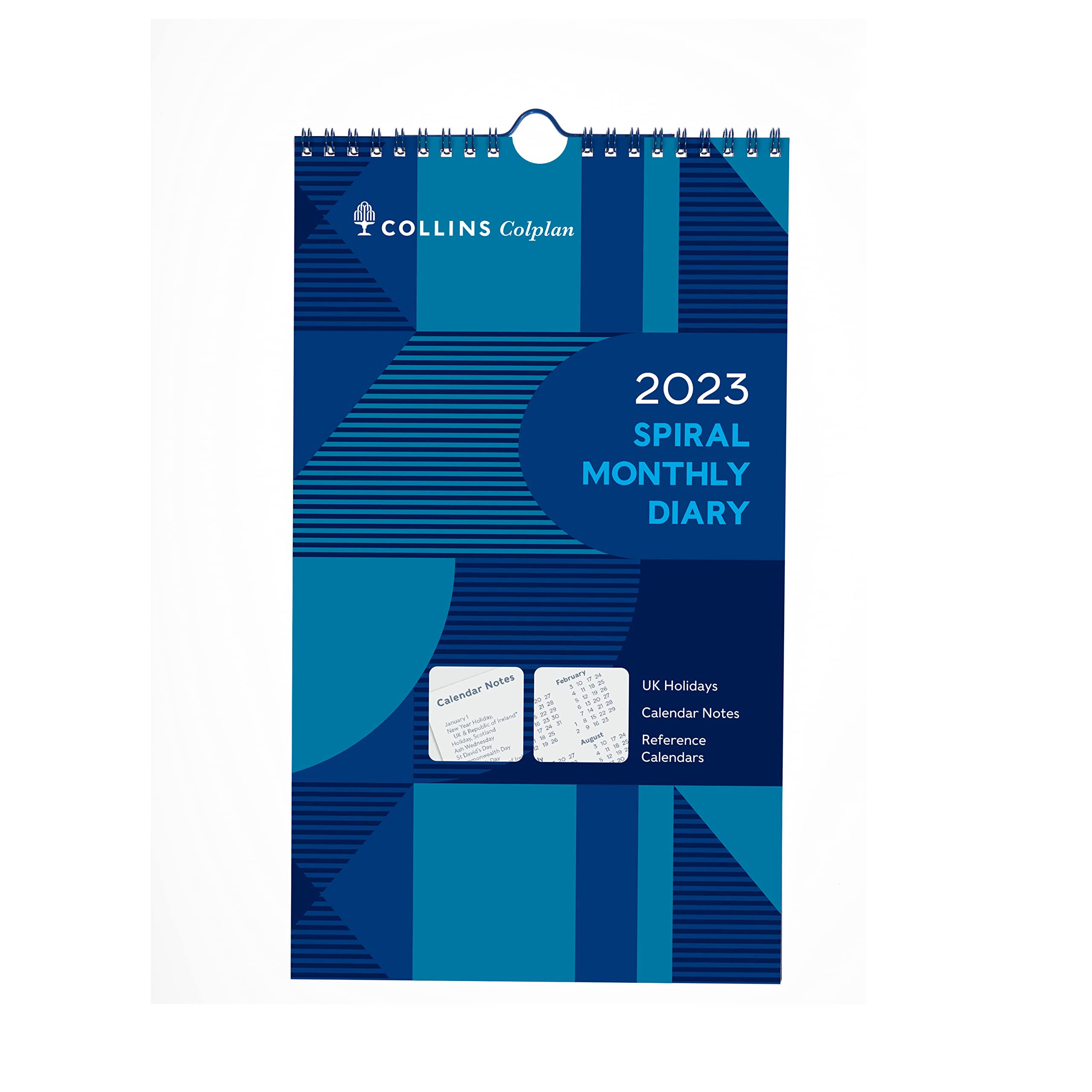 Collins Colplan Monthly Spiral 2023 Diary - (64-23) - Complete Planner, Agenda and Journal