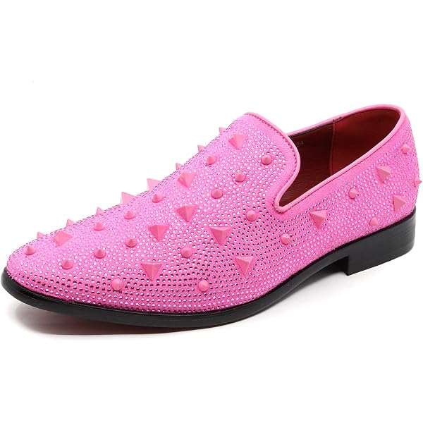 NEW AMALI men\'s kazimar loafers in pink Fuchsia loaf​ers ​| Kazimar by Amali | Just Men`s Shoes  main image 4