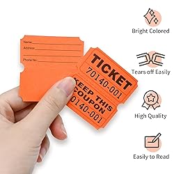 L LIKED Raffle Tickets Double Rolls 1000 per Roll