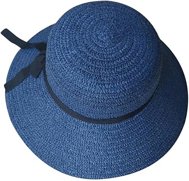 navy blue floppy sun hat