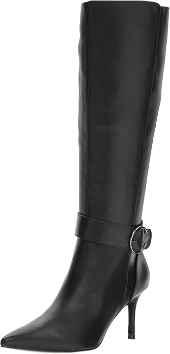 nine west black knee high boots