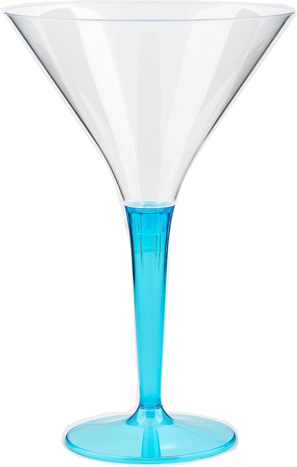 MOZAIK 6 Turquoise Blue Plastic Cocktail Glasses (70ml) Amazon.co.uk