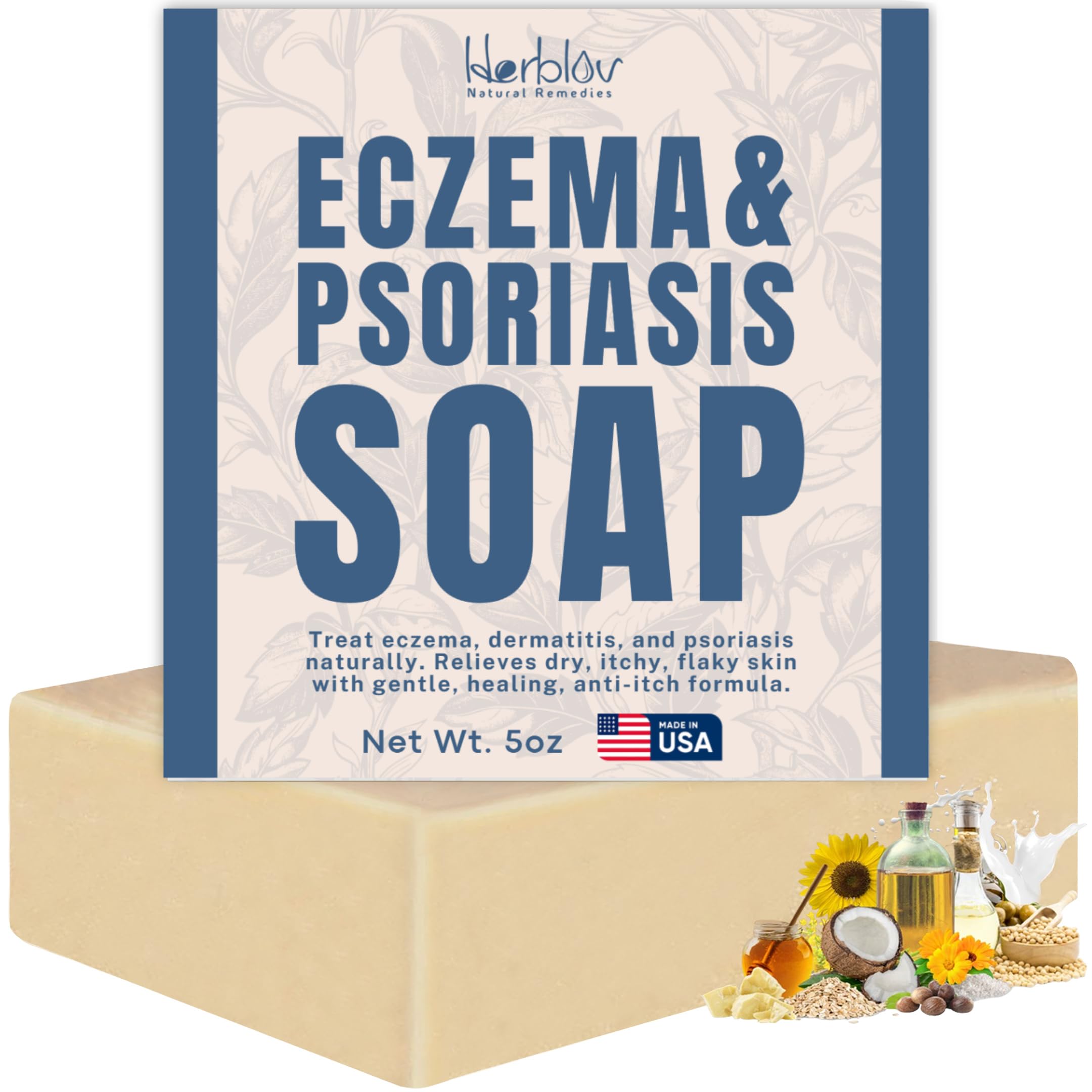 Eczema Soap Bar for Face and Body – All Natural