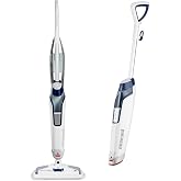 Bissell PowerFresh Deluxe 1806 Steam Mop for Tile, Hardwood &amp; Sealed Floors w/Built‑in SpotBoost Brush, Fast 30‑Second Warm‑Up, Variable Steam Levels, Fresh Scent Discs Compatible