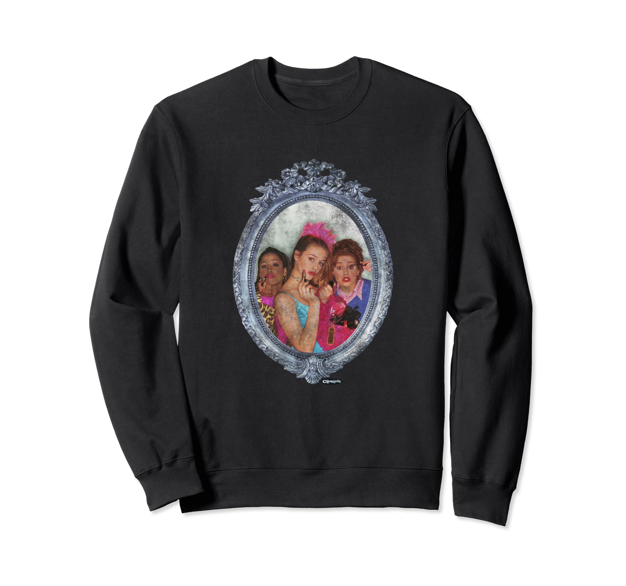 Clueless Group Shot Vintage Mirror Poster Sweatshirt