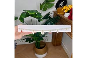 Bible Charm Chain, Christian Bible Accessory Faith Gift, Scripture Bookmark, Bible Jewelry Religious Decor for Study (Style-A