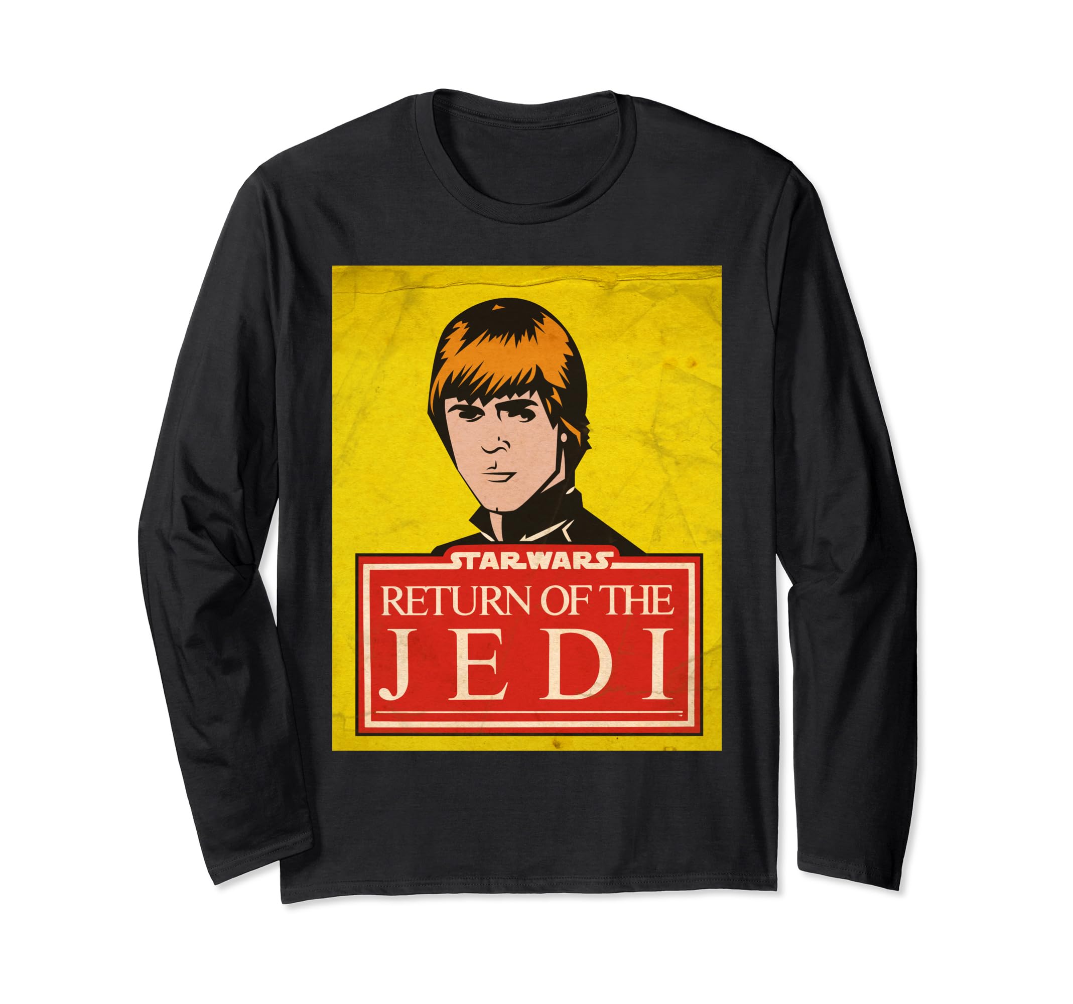 Star Wars Luke Skywalker Jedi Vintage Trading Card Long Sleeve T-Shirt
