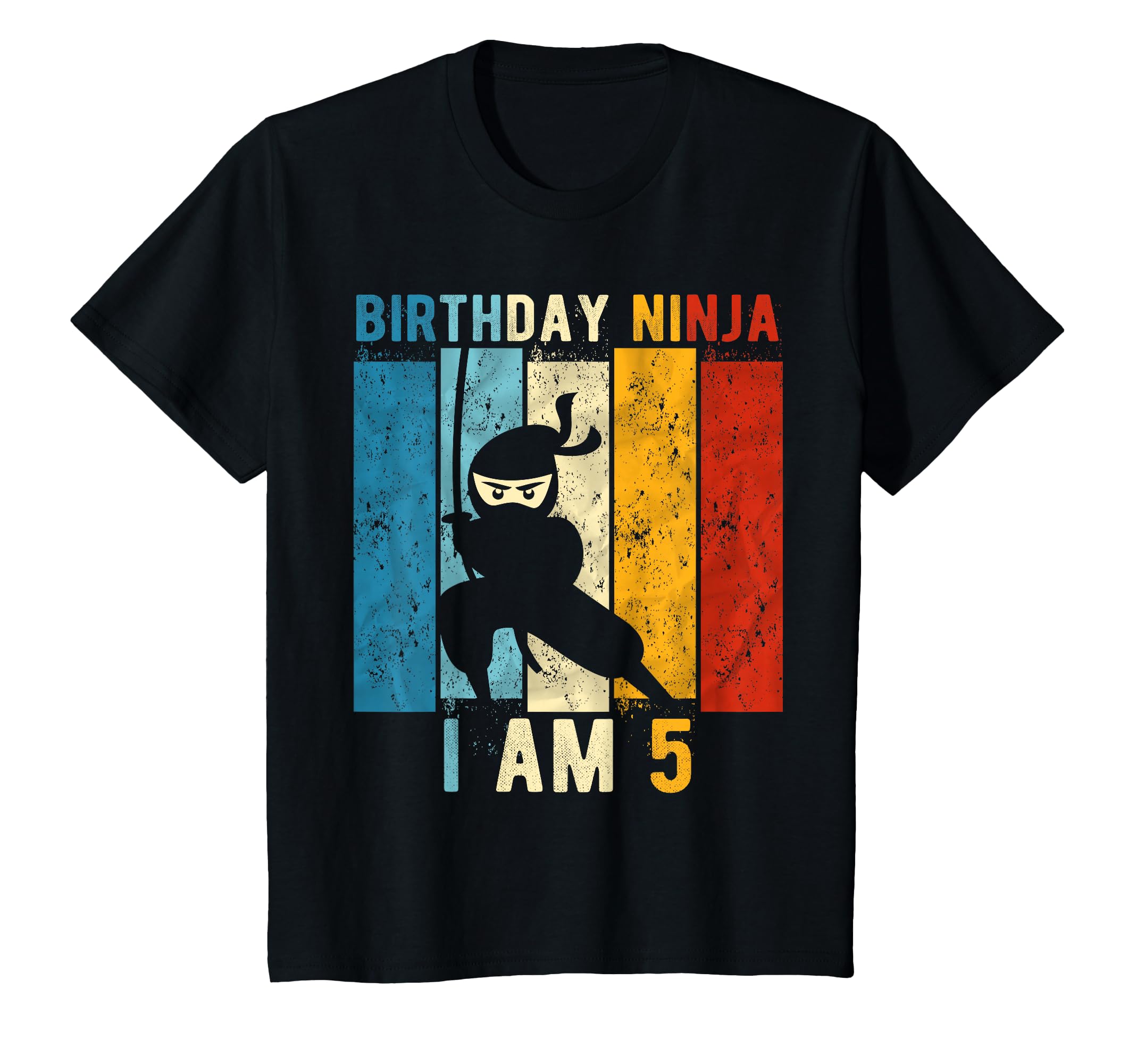 Photo 1 of Kids 5th Birthday Ninja 5 Year Old Birthday T-Shirt