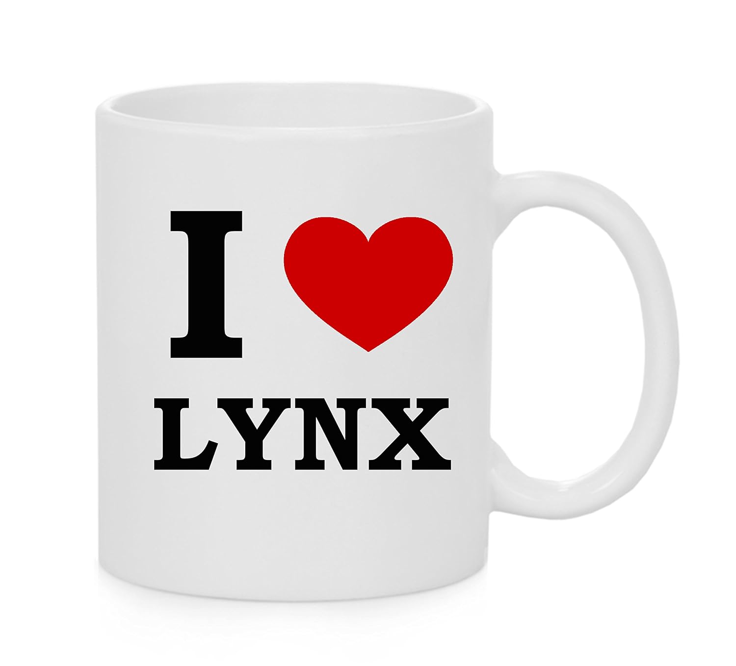 I taza del corazón Lynx (amor): Amazon.es: Hogar