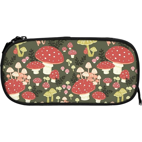 Teery-YY Mushroom Print Backpack - Stylish Daypack For School, Work, Travel - Laptop Friendly Unisex Bag