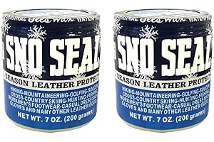 Atsko Sno-Seal Original Beeswax Waterproofing Leather Protector, 7 oz