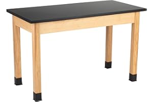 Learniture Science Lab Table w/Chemical Resistant Top (24" W x 48" L)