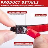Shudyear 6M Black D-Shape Rubber Weather Stripping Door Seal Self-Adhesive view 7
