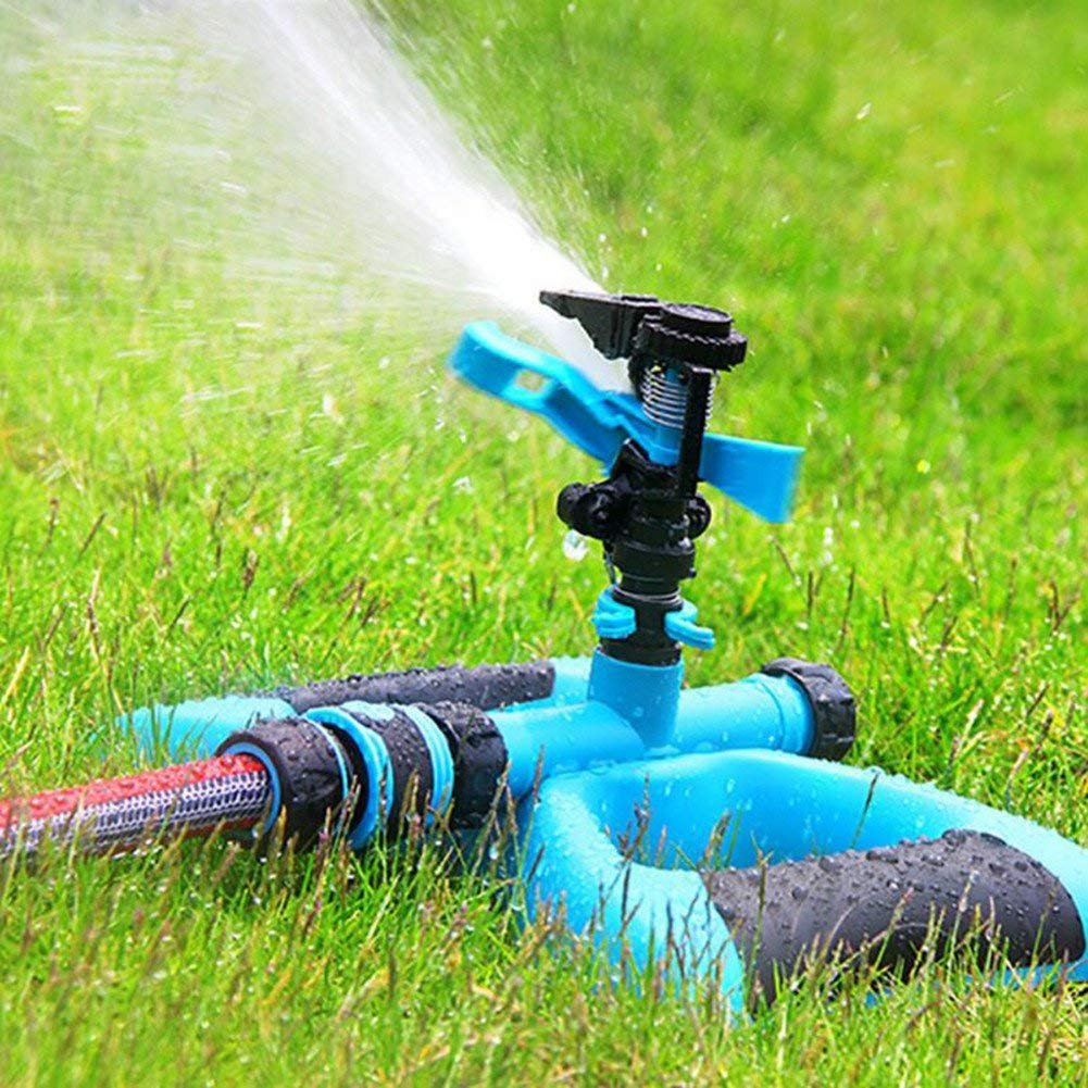 Aspersores Riego Homeyoo Aspersor De Riego Rociador De Cesped Rociador De Jardin Rociador Rotacion 360 Aspersores Para Jardin Estandar Europeo Para Cesped Patio Jardin Distancia De Pulverizacion El Riego Azul Jardin