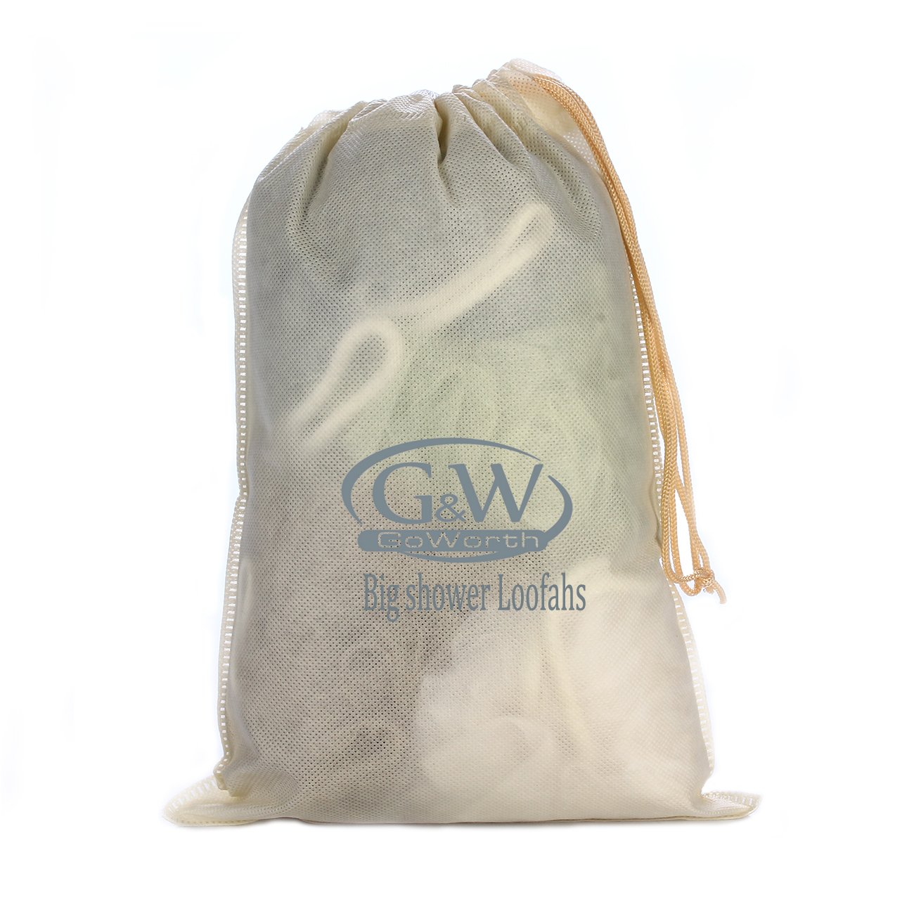 Goworth Large Bath Shower Sponge Pouf Loofahs 4 Packs 60g Each Eco-friendly Exfoliating Mesh Brush Pouf Bath Shower Ball Sponge 4 Colors-Exfoliate, Cleanse, Soothe Skin: Beauty