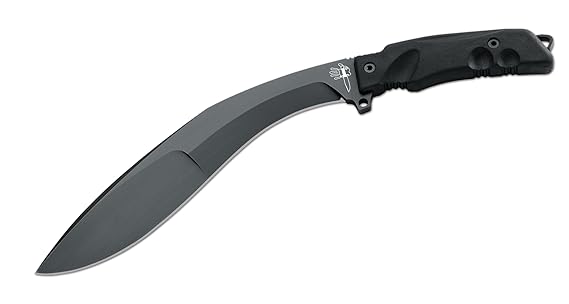 FKMD Messer Extreme Tactical Kukri Fahrtenmesser Schwarz, STANDARD