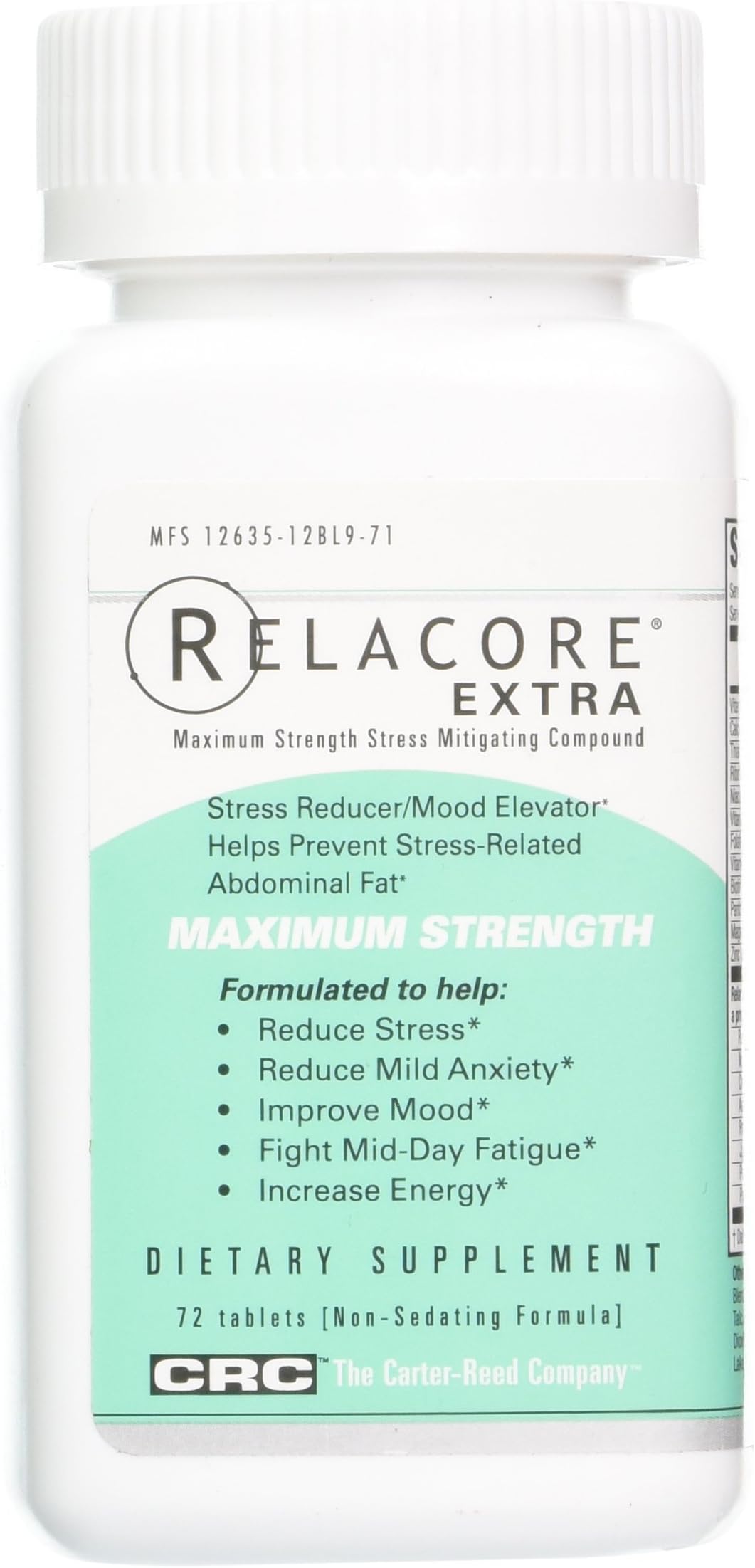 Relacore Maximum Strength Stress Reducer/Mood Elevator Caplets, 72 count (Pack of 1)