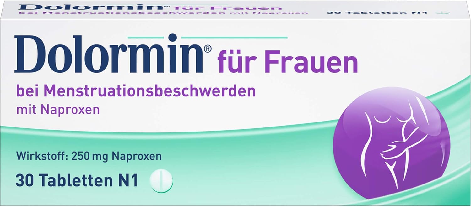 Dolormin für Frauen Tabletten bei Menstruationsbeschwerden, 30 St. Tabletten: Amazon.de ...