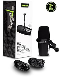 Shure MV7 USB Podcast Microphone for