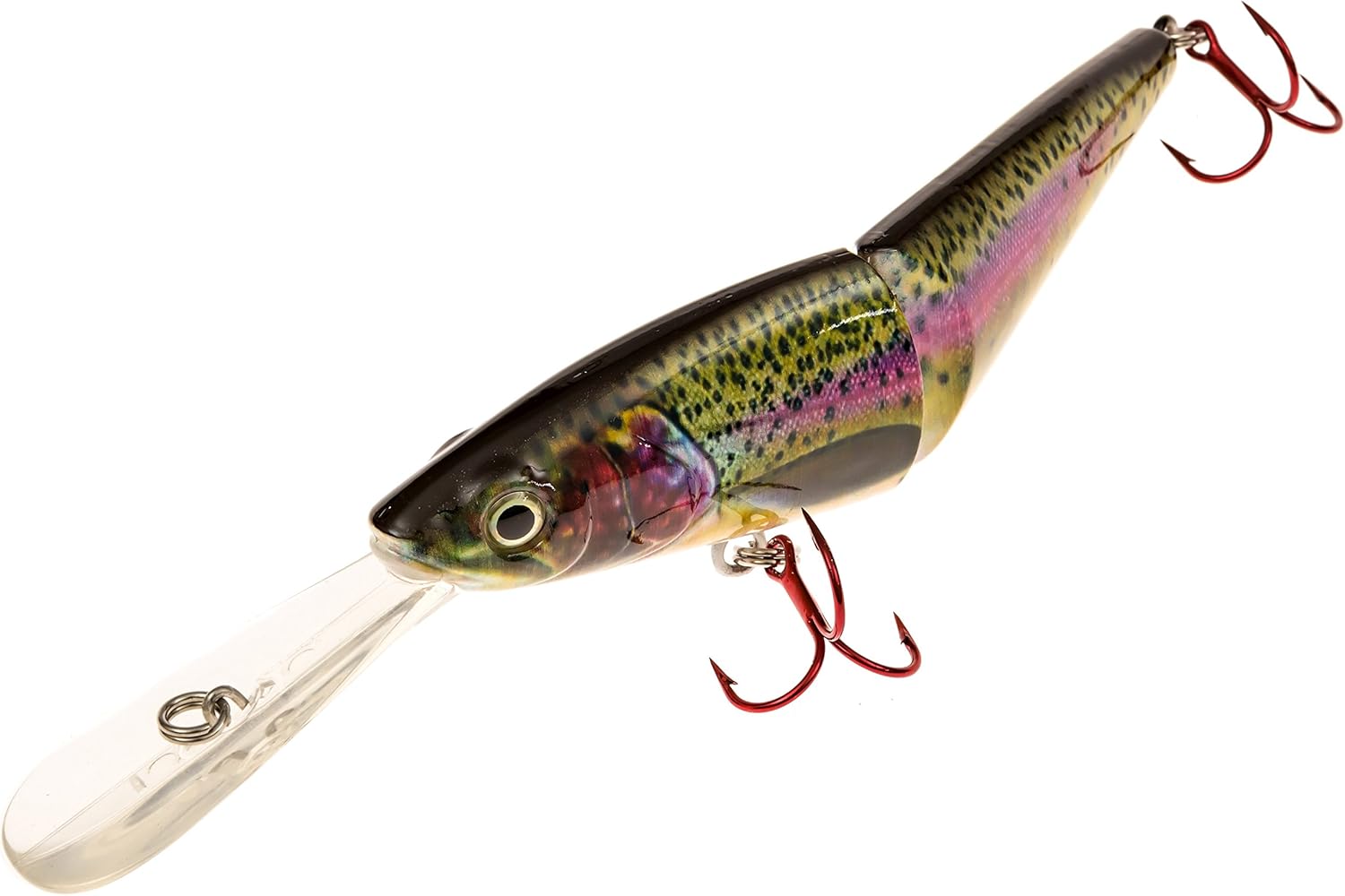 Real Fish 5.5" Jack The Ripper Suspending Jerkbait Bass Fishing Lure Bait Life-Like Diving Deep Trout Shad