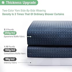 Dynamene Extra Wide Shower Curtain - 180 Inch Wide