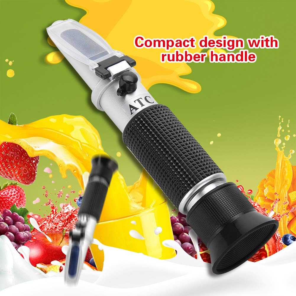 Wort Specific Refractometer ATC Brix Refractometer for Beer Wine and Fruit 1.000-1.130 - Image 3