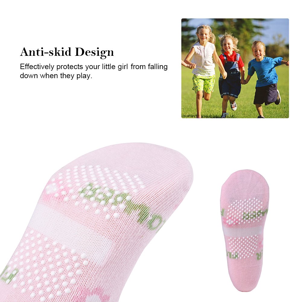 VBIGER 5/6/10 Pairs Toddler Boys and Girls Winter Socks Thick Warm Thermal Socks Cotton Socks Anti-Slip Grip Floor Stockings,Aged 0-5