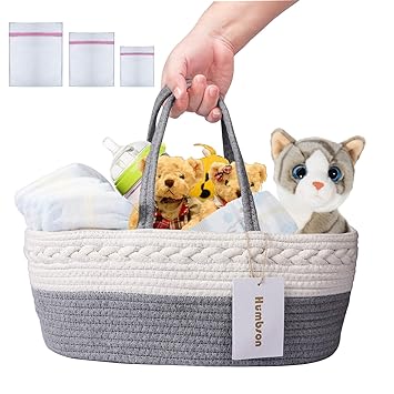 canvas diaper caddy