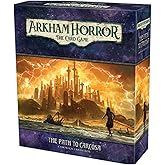 Arkham Horror: The Card Game: The Path to Carcosa Expansion - Horror Game - Cooperative Card Game - Ages 14+ - 1-2 Players - 