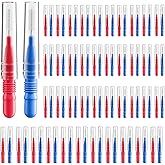 RAZOKO Interdental Brush, Flossing Head,Easy Use Tooth Cleaning Tool (88 Count)(2.5mm/3mm)