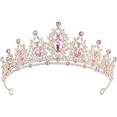 Crystal Crown and Tiara For Women - Rhinestone Headband For Princess Girls,Bridal Hair Accessories For Weddings Birthday