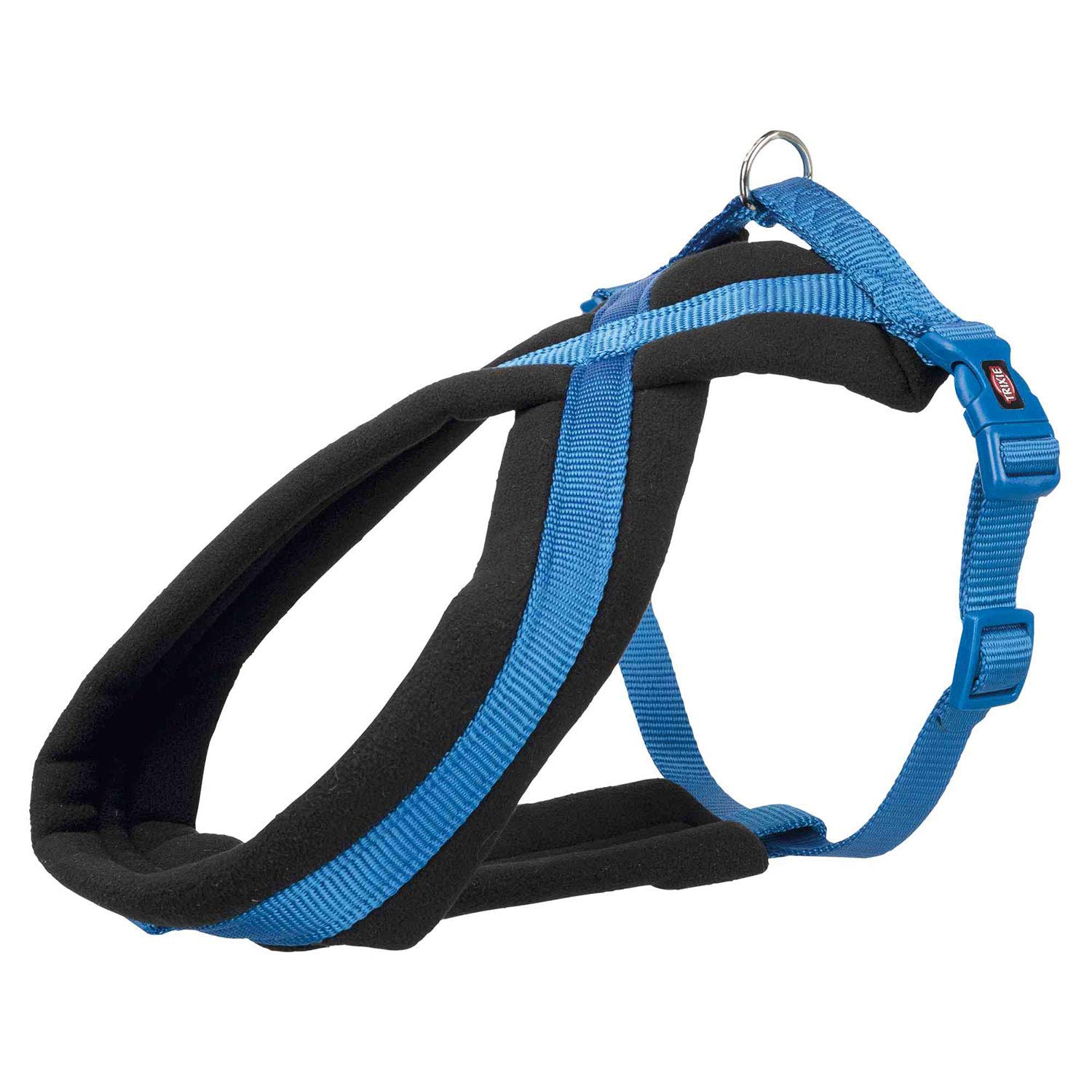 Trixie Premium Harness with Fleece Padding, Royal Blue, M: 45–80 cm/25 mm