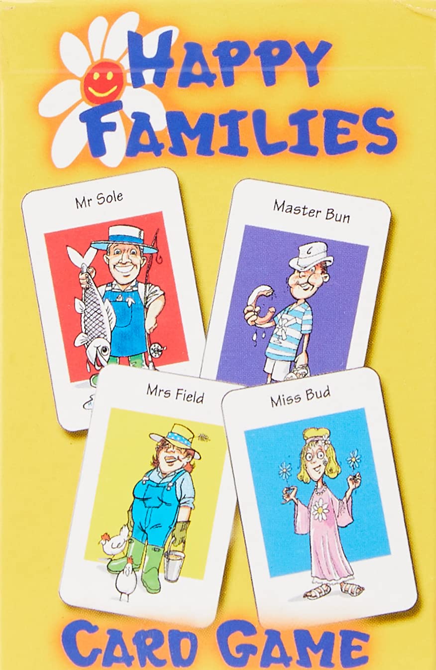 Cartamundi Happy Families - Kids Playing Card Game, 1 Pack of Cards, Great Gift For Kids, Age 4+