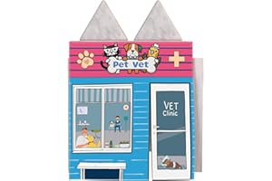 DLOREUK Play Panel for Kids Play Couch Foam Sofa Childrens Home Play Modular Couch (Sofa not Included) - Vet Clinic