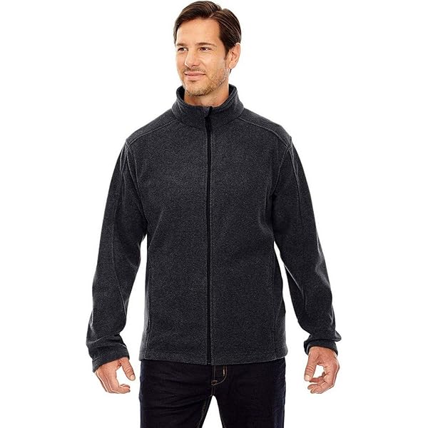 Core 365 Core Mens Fleece Jacket. 88190 - Small - Heather Charcoal