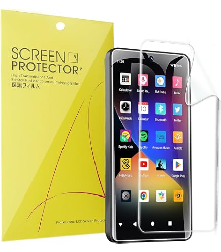 3 Films Protecteurs écran Pour AGPTEK A52 MP3 Player – Plastique Souple, Anti-rayures, Auto-cicatrisant - 6