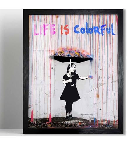 Amazon.com: Flower Bomber by Banksy (Reproduction) 24