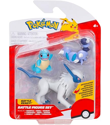 Amazon.com: Pokémon PKW4091 Battle Figure Set - Glibunkel, Mimigma