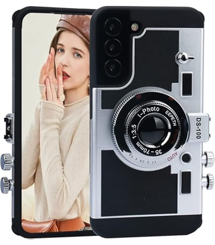 Emily In Paris Phone Case For IPhone 15 Pro Case Vintage Camera Design Soft Silicone IPhone Case With Lanyard Long Removable Shockproof Protective Case Cover For Women Girls, Black&Silver - Walmart Supplies - View #3