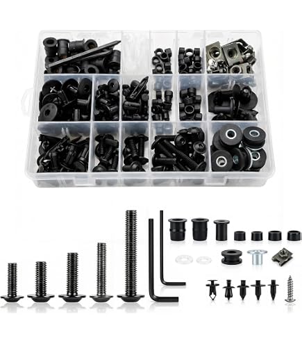 Amazon.com: 30 Pcs M6 6mm Motorcycle Fairing Body Bolt Screw Spire