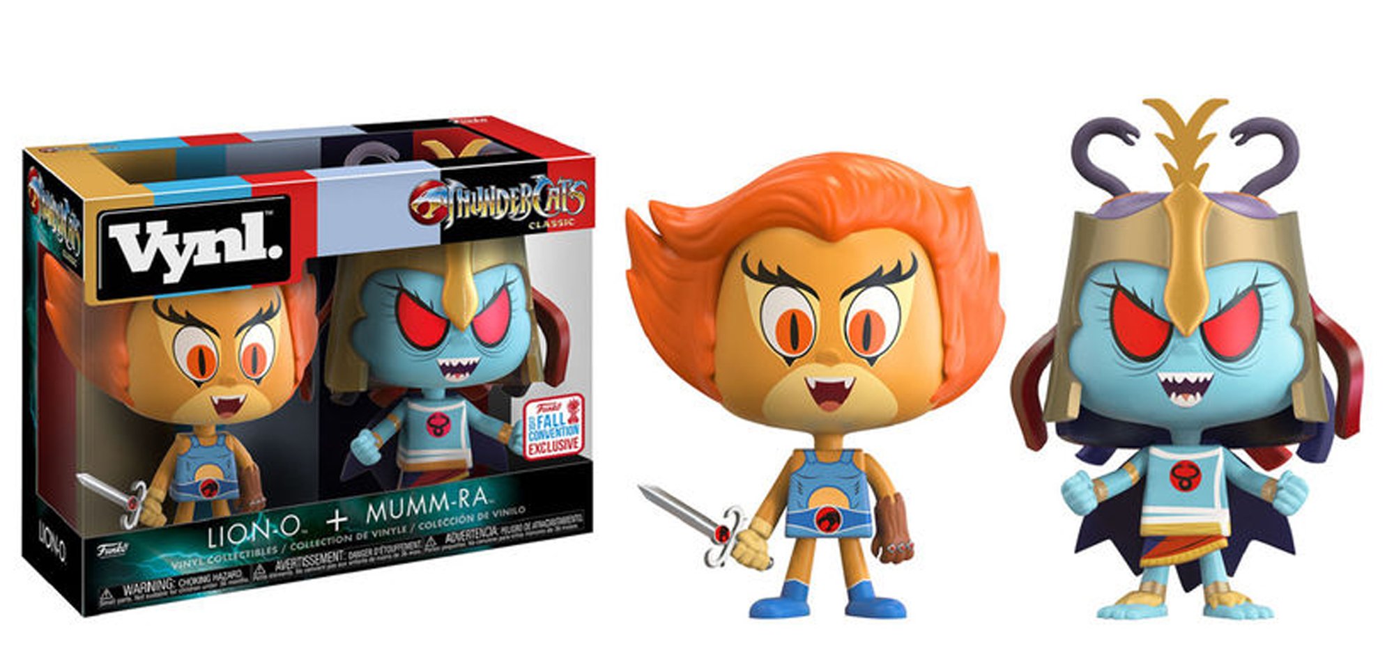 Thundercats - Lion-O and Mumm-Ra Vynl. Vinyl Figure 2-Pack (2017 Fall Convention Exclusive)