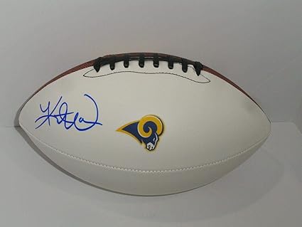 kurt warner signed football