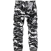 APTRO Men's Cargo Pants Camo Casual Work Military Tactical Pants