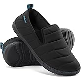 Nuhaus Mens Slippers Outdoor Memory Foam Slip On Indoor House Shoes Loafers