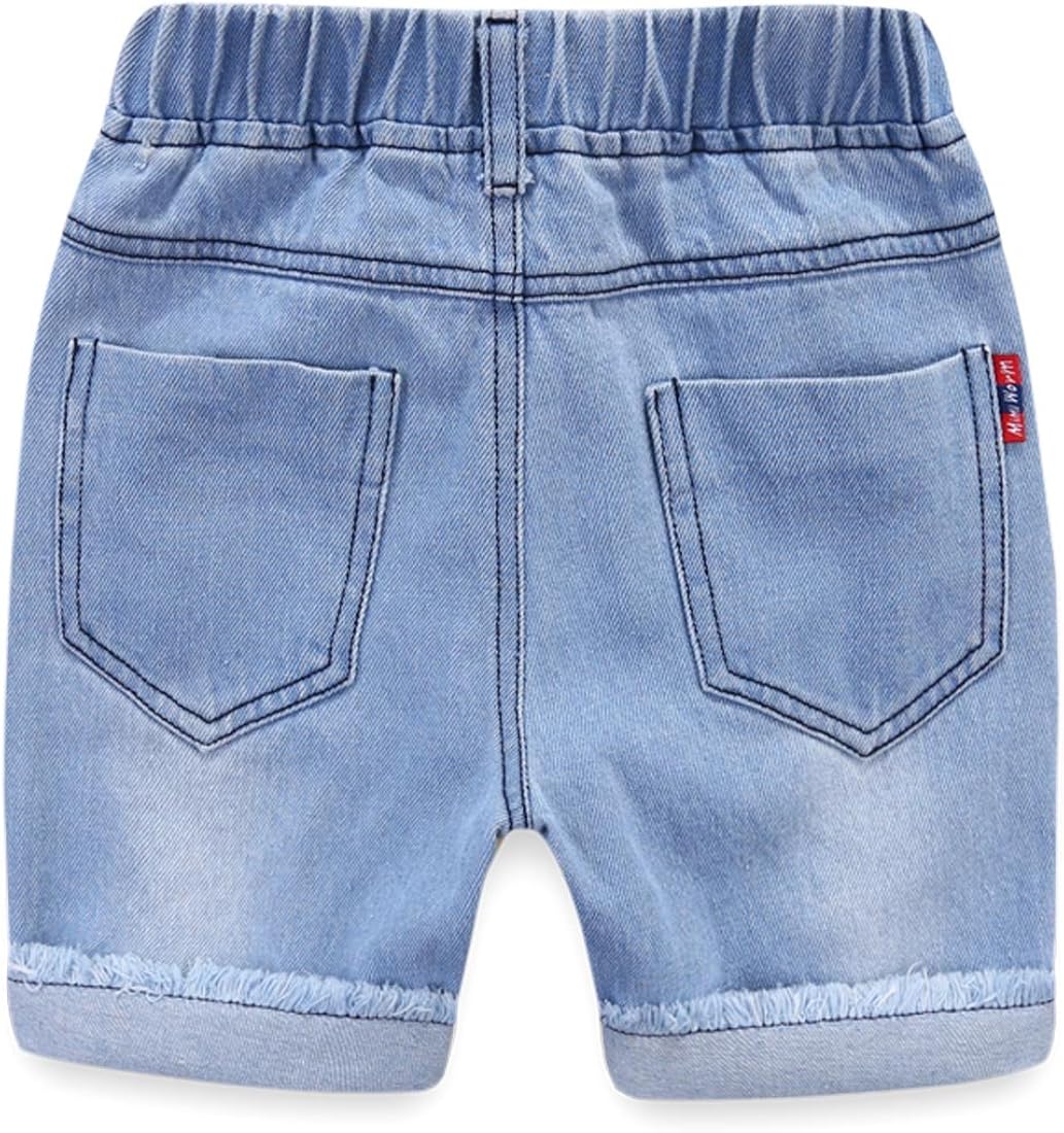 baby boy ripped jean shorts