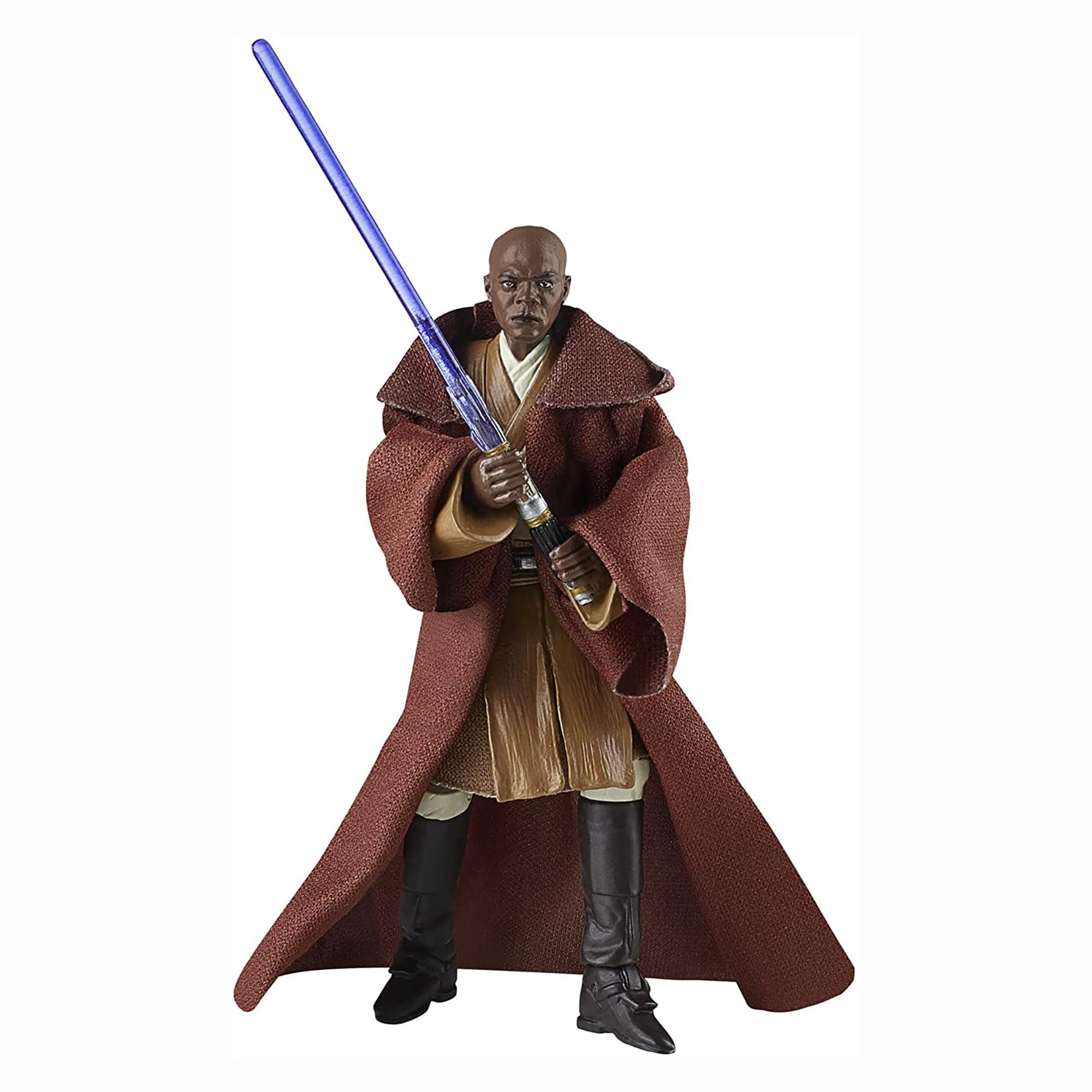 Star Wars Hasbro Star Wars Vintage Collection Mace Windu VC35, 3.75-Inch-Scale Star Wars: Attack of The Clones Action Figure, Toy Kids Ages 4 and Up, Multi